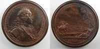 Münzen bronze Medaillen Léopold I (1690-1729) Ferdinand de SAINT-URBAIN Reconstruction des Ponts 64mm TTB+ -