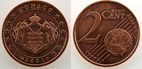 Münzen 2 Cent Rainier III (1949-2005) G.173 Armes des Grimaldi SUP/FDC -