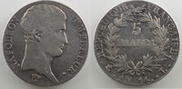 Münzen 5 Francs G.580 Napoléon Empereur AN 14 L (Bayonne) TB+/TTB -