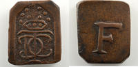 Münzen Numismatik der Bergwerken Fresnes, arr. de Valenciennes SVI Cu, rectangle coin coupés 20x24mm TTB+ -
