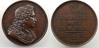 Münzen bronze Numismatische von berühmten Persönlichkeiten Galerie Métallique des Grands Hommes Français Charles Le Brun (Paris 1618 - 1690) Médaille en 41mm 1818 SUP -