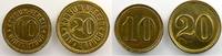 Münzen 20 Rappen Schweiz, Notgeld und Jetons Winterthur, Consum-Verein 10 et (20 et 22mm) TTB -