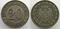 Münzen 20 Pfennig Kaiserreich (1871-1919) Wilhelm II (1888-1918) TB+/TTB -
