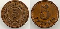Münzen 5 Pfennig Rheinfelden (Baden) Arb-Consum d. A.J.A.G. Cuivre, 20mm TTB+ -