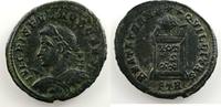 Münzen Centenionalis ou Nummus Crispus (316-326) R/ BEATA TRANQVILLITAS (Trèves / Trier 1ère officine) TTB -
