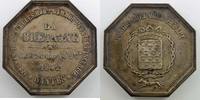 Münzen Jeton Numismatik der Versicherungsgesellschaften La Bretagne octogonal en argent 34mm Nantes Incendie SUP -