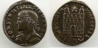 Münzen Centenionalis ou Nummus Constantinus II (317-340) R/ PROVIDENTIAE CAESS (Trèves / Trier 325-326 2° officine) SUP -