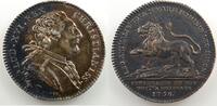 Münzen Jeton rond en argent Numismatik des französischen Notariates Bordeaux 30mm Louis XVI Conseillers du Roy, Notaires à Bordeaux TTB -
