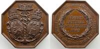 Münzen Jeton Numismatique des Transports Transport maritime octogonal en cuivre 38mm Bâteaux à vapeur entre Le Hâvre, Caen, Honfleur et les ports de Normandie SUP/FDC -