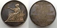 Münzen Numismatik der Präsidenten der Republik Jules GREVY (1879-1887) Andrieu Médaille en argent 68mm Pose de la première pierre du lycée Louis-le-Grand 9 mai SUP -