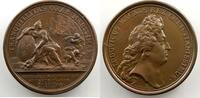 Münzen bronze Medaillen von Louis XIV année MAUGER Vains projets de la flotte hollandaise 41mm SUP/FDC -