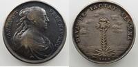 Münzen Medaillen von Louis XIV année Médaille en argent 36mm Anne d'Autriche (1601-1666) TB/TB+ -