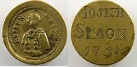 Münzen Freie Stadt Metz Corporations messines Méreau S ESTIEN NE 1745 / TTB -