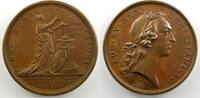 Münzen bronze Metz Médailles diverses F. Marteau Convalescence du Roi Louis XV à Metz médaille en 41mm SUP -