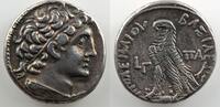 Tétradrachme 114 v. Chr. Münzen Ägypten   Ptolémée IX Soter   (116-108 av.JC)       (Paphos 114 av.JC)    TTB+ 