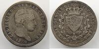 Münzen 2 Lire Italien Königreich Sardinien Charles-Félix (1821-1831) ancre (Gênes/Genova) TB/TB+ -