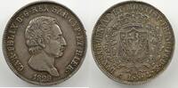 Münzen 5 Lire Italien Königreich Sardinien Charles-Félix (1821-1831) ancre (Gênes/Genova) TB+/TTB -