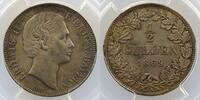 Münzen 1/2 Gulden Königreich von Bayern Ludwig II (1864-1886) PCGS-MS62 SUP/FDC -