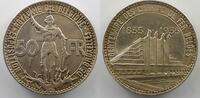 Münzen 50 Francs Belgien Léopold III (1934-1950) Exposition de Bruxelles légèrement fautée sur 50 SUP -