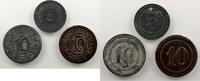 Münzen Cassel (Hessen-Nassau) Kriegsgefangenen-Lager 5, 10 (Pf) zinc, 10 (Pf) fer TTB -