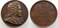 Münzen bronze Numismatische von berühmten Persönlichkeiten Galerie Métallique des Grands Hommes Français Nicolas de Catinat de La Fauconnerie (Paris 1637 - 1712) Médaille en 41mm 1823 SUP -