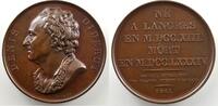 Münzen bronze Numismatische von berühmten Persönlichkeiten Galerie Métallique des Grands Hommes Français Denis Diderot (Langres 1713 - 1784) Médaille en 41mm 1817 SUP/FDC -