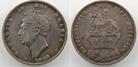 Münzen Shilling Grossbritannien Georg IV (1820-1830) TB+ -