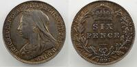 Münzen Grossbritannien Victoria (1837-1901) Six pence SUP -