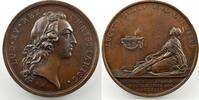 Münzen bronze Metz Médailles diverses F. Marteau/B. Duvivier Médaille en Maladie du Roi Louis XV à Metz SUP/FDC -