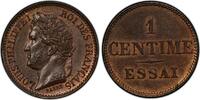 Münzen 1 Centime G.80 Louis-Philippe I ND Essai de Barre PCGS-SP64RB pr.FDC -
