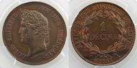 Münzen 10 Cent G.212 Refonte des monnaies de cuivre 1 Décime Essai PCGS-SP63BN SUP/FDC -