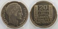 Münzen 20 Francs G.859 Turin cupro-nickel Essai PCGS-SP64 pr.FDC -