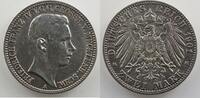 Münzen 2 Mark Grossherzogtum von Mecklenburg-Schwerin Friedrich-Franz IV (1897-1918) TB+/TTB -