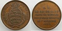 Münzen 2 Francs G.502 Visite de Frédéric-Auguste I de saxe Module de cuivre SUP -