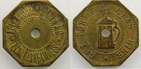 Münzen LINGOLSHEIM (67) Adler & Oppenheimer A.G. Gut Für Ein Glas Bier Lt, 8 24 mm (Percé) TTB -