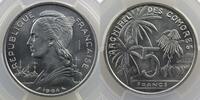 Münzen 5 Francs Komoren Lec.36 Essai PCGS-SP67 FDC -