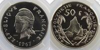 Münzen 50 Francs Französisch Polynesien Lec.110 Essai PCGS-SP67 FDC -
