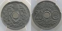 Münzen 20 Centimes G.324 Lindauer (Beaumont le Roger) PCGS-MS63 SUP/FDC -
