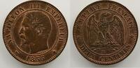 Münzen 2 Centimes G.103 Napoléon III tête nue Chien (Strasbourg) SUP/FDC -