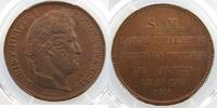 Münzen 5 Francs G.679 Rouen, 1831 Visite de la Monnaie de Rouen cuivre PCGS-SP63BN SUP/FDC -
