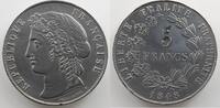 Münzen 5 Francs G.693 Concours de Dieudonné Concours monétaire de Essai de Dieudonné étain TTB+ -