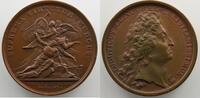 Münzen bronze Medaillen von Louis XIV Année MAUGER/Duvivier La mort du Roi 41mm SUP/FDC -