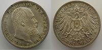 Münzen 2 Mark Königreich von Württemberg Wilhelm II (1891-1918) SUP -