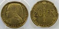 Münzen 20 Francs G.862 Essai de Simon Essai PCGS-SP64 pr.FDC -