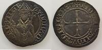 Lothringische Münzen Demi-Gros 1415-1459 Bistum von Metz  Conrad Bayer de Boppard     MARSAL  TTB ss