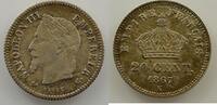 Münzen 20 Centimes G.309 Napoléon III tête laurée (Bordeaux) SUP -