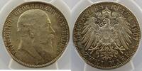 Münzen 2 Mark Grossherzogtum von Baden Friedrich I (1856-1907) (Karlsruhe) PCGS-MS65 FDC -