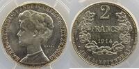 Münzen 2 Francs Marie-Adelaïde (1914-1919) Essai en argent PCGS-SP64 pr.FDC -