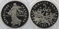 Münzen 5 Francs G.771 Semeuse nickel PCGS-PR68DCAM BE -