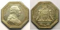 Münzen jeton Jetons des alten Regims Aquitaine octogonal en argent Louis XVI Administration municipale Bordeaux TTB -